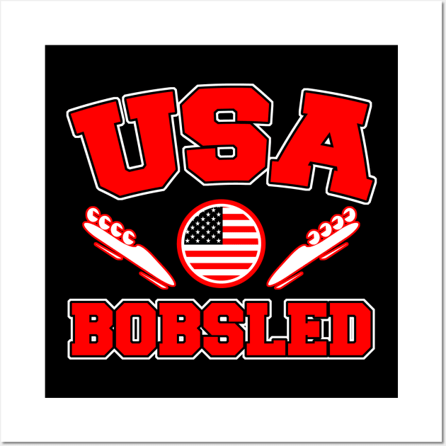 USA BOBSLED Wall Art by jerranne